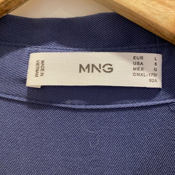 Mango wrap shirt dress size L - Picture 3 of 5